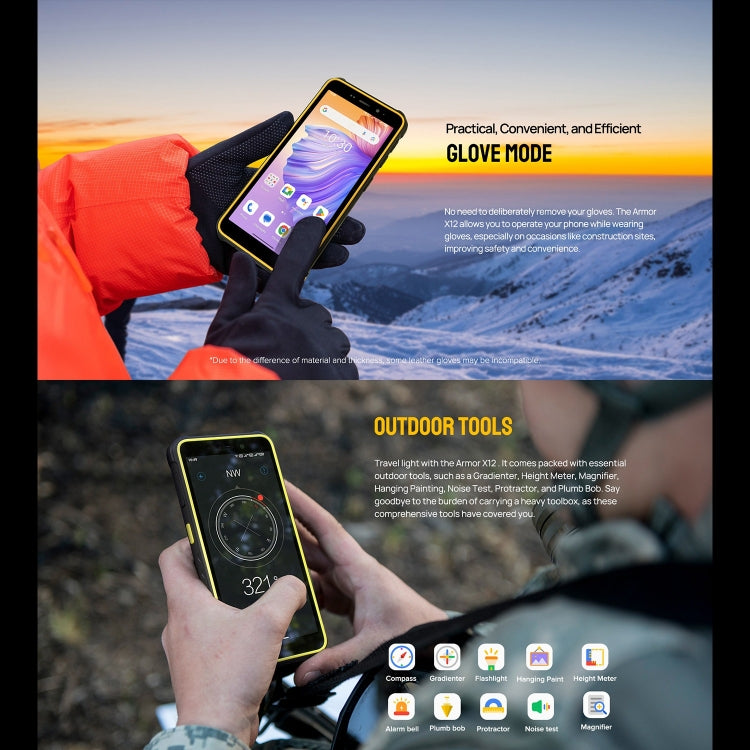 Ulefone Armor X12, Rugged Phone, Face Unlock, 5.45 inch Android 13 Go MediaTek Helio A22 Quad Core, Network: 4G, NFC Ulefone Armor X12, Rugged Phone, Face Unlock, 5.45 inch Android 13 Go MediaTek Helio A22 Quad Core, Network: 4G, NFC